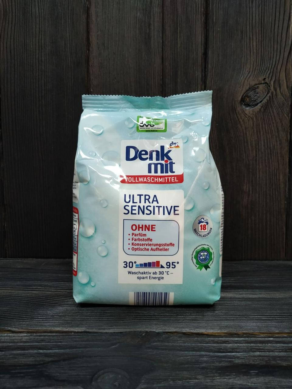

DenkMit стиральный порошок для детского белья Ultra Sensitive (1,215кг=18ст)