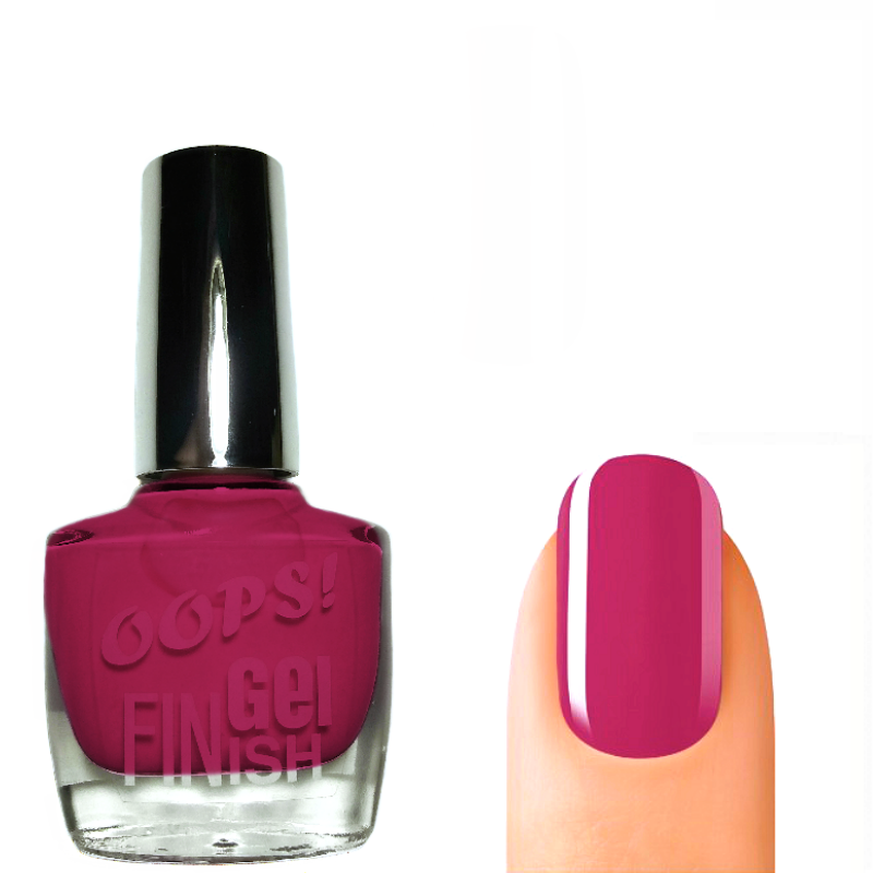 

OOPS! Лак для ногтей с эффектом гель-лака глянцевый № 12, Разные цвета