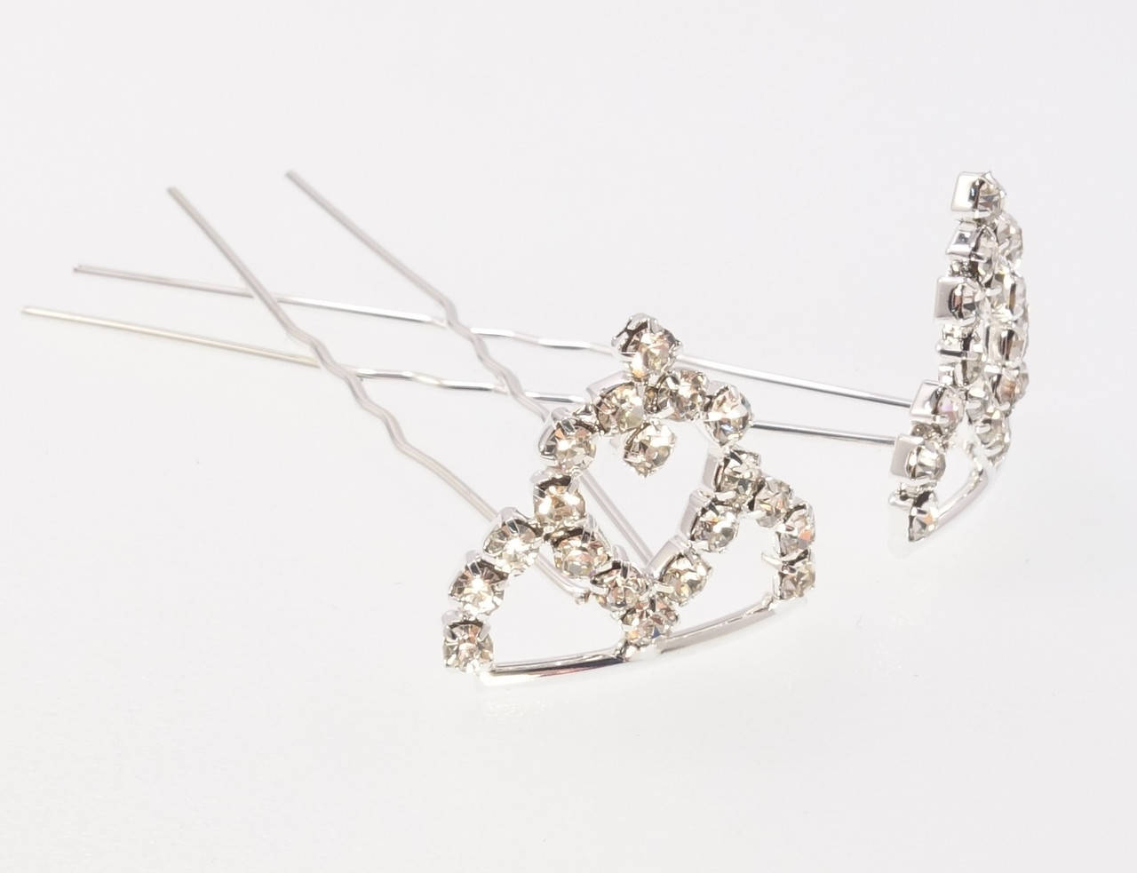 

Шпилька для волос "Диадема из страз" (цена за одну штуку)