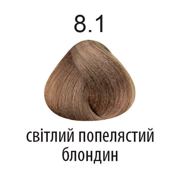 

Краска для волос KAARAL 360 Professional Haircolor 100 мл 8.1 светлый пепельный блондин