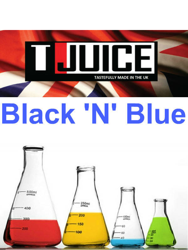

Набор для замеса жидкости T-Juice Black 'N' Blue 100 мл. 70/30, 3 мг/мл