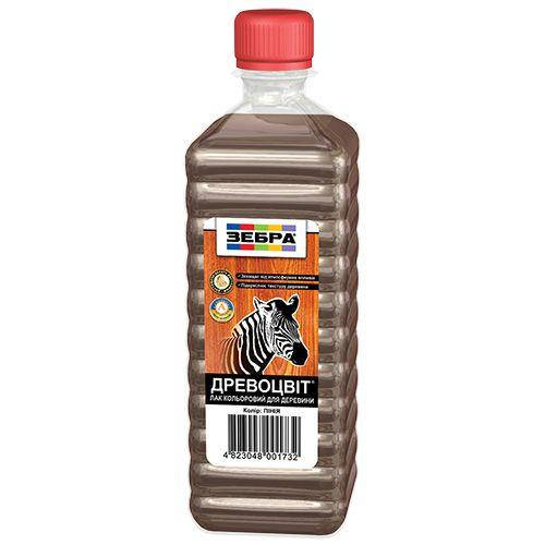 

Лак ЗЕБРА цветной ДРЕВОЦВЕТ Махагон 0,5 л