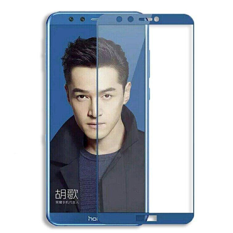 

Защитное стекло 2.5D на весь экран для Huawei Honor 9 lite цвет Синий