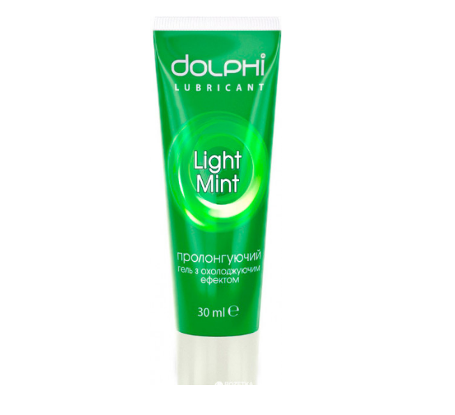 

Пролонгирующая гель-смазка DOLPHI Light Mint, 30 мл