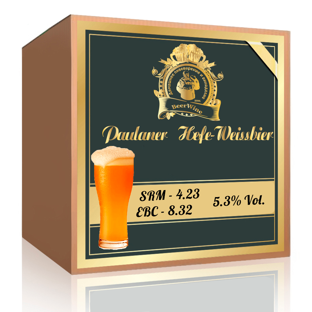 

Набор для приготовления клона пшеничного пива Paulaner Hefe-Weissbier на 20л