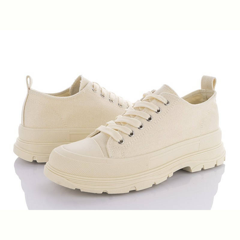 

Кеды Violeta женские текстильные бежевые 39, Красный