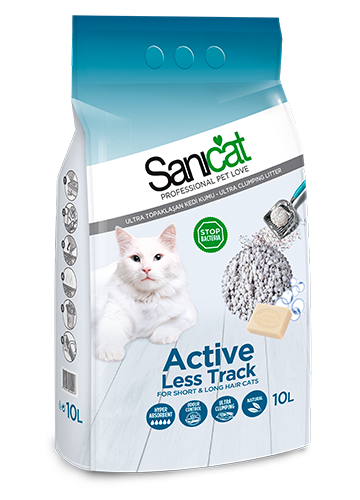 

Sanicat Active Less Track Комкующийся бентонитовый наполнитель 10L\8кг