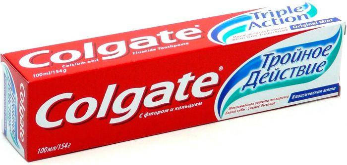 

Зубна паста Colgate 100мл Потрійна дія Натуральна мята