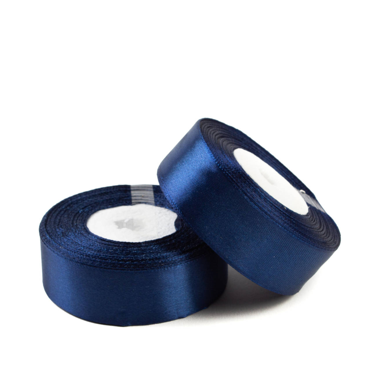 

Лента атласная 2,5 см (23 м) темно-синяя, Темно-синий