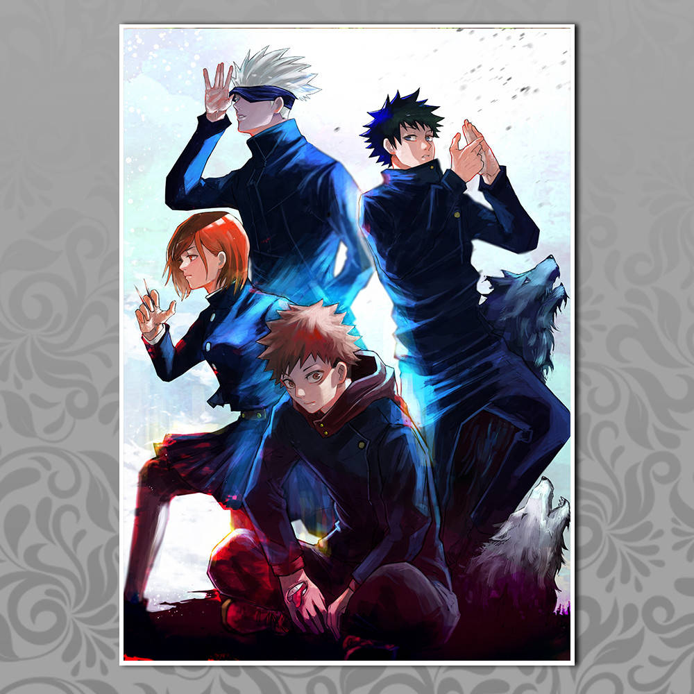 

Плакат Аниме Jujutsu Kaisen 02