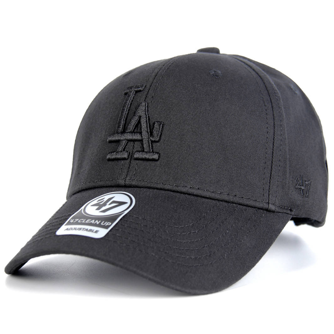 

Новинка! Кепка 47 Brand Los Angeles (Класс А) Бейсболка черная LA, Черный