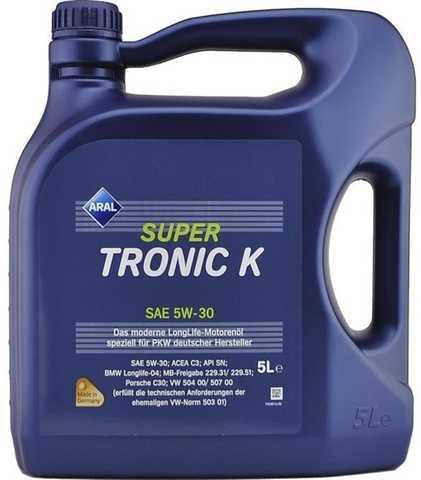 

Моторное масло Aral Super Tronic Long Life 3 5W-30 5L