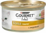 

Консерви Gourmet Gold для котів, паштет з індичкою, 85 г (24шт/уп)