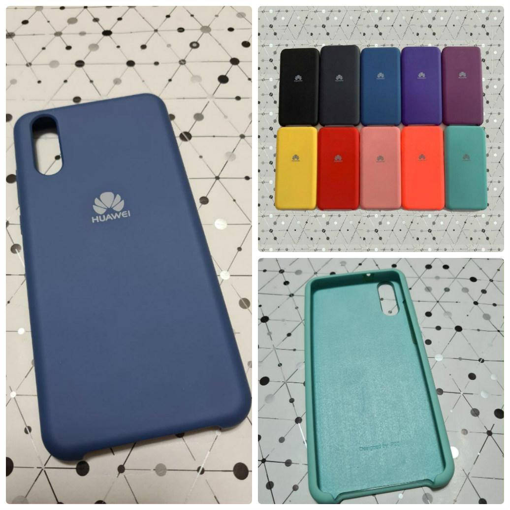 

Брендовый чехол накладка Silicone Cover для Huawei (Хуавей) P20, Разные цвета