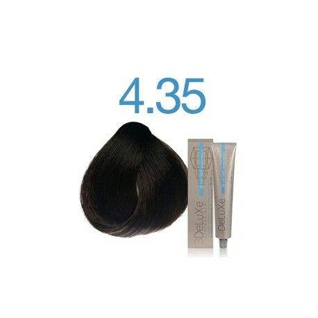 

Стойкая крем-краска 3DeLuXe professional № 4-35 - каштановый шоколадный, 100 мл
