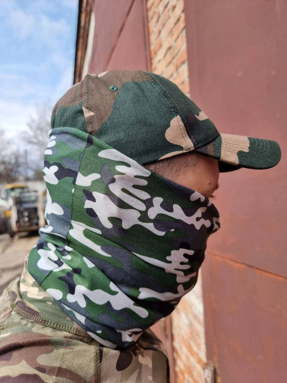 

Баф военный тактический армейский мужской бесшовный ВСУ, Хаки