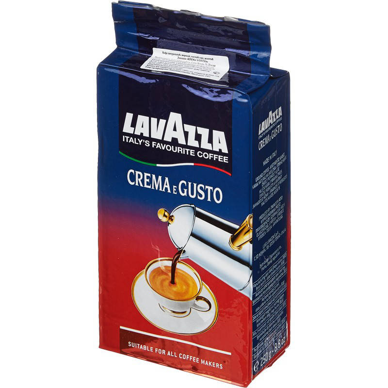 

LAVAZZA ЛАВАЗЗА 250 гр Молотый КРЕМ ПОЛЬША * 20 (шт) в ящике