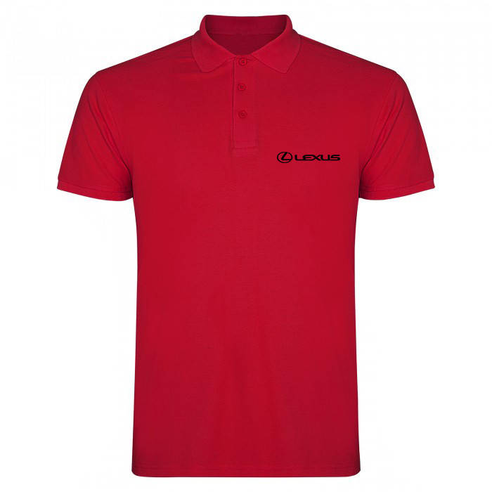 

Мужское поло Лексус, футболка с воротником Лексус красное