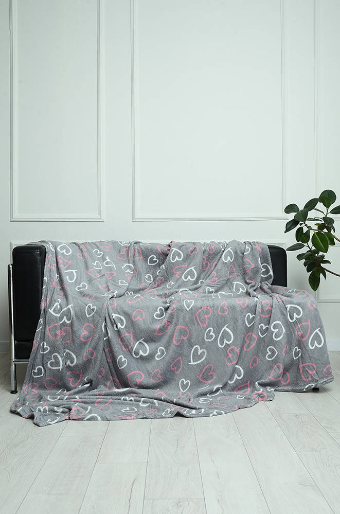 

Плед серый размер 160*210 см Koloco 143202M, Желтый