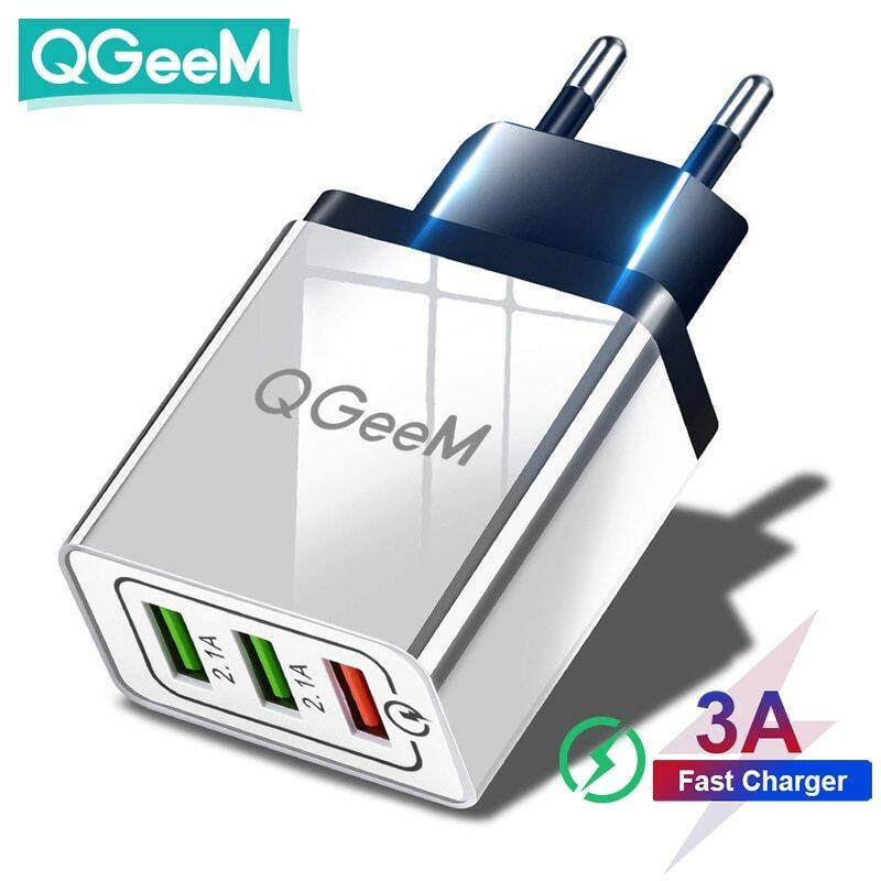 

QGeeM Quick Charge Qualcomm 3.0 USB, Белый