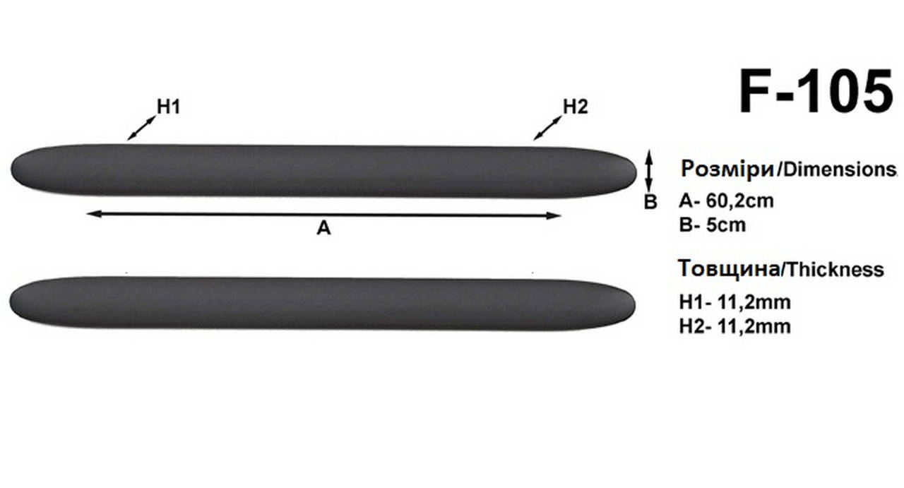 

Защитные молдинги на углы бампера
