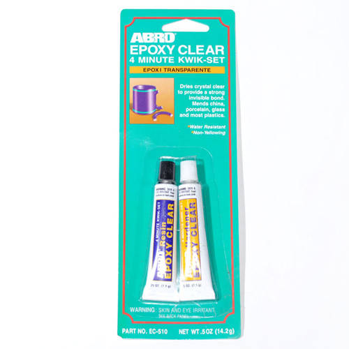 

Клей эпоксидный для пластика ABRO 4минуты 14,2г 154540