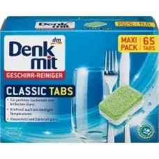 

Denk mit таблетки для посудомоечной машины классические, 65 шт Германия