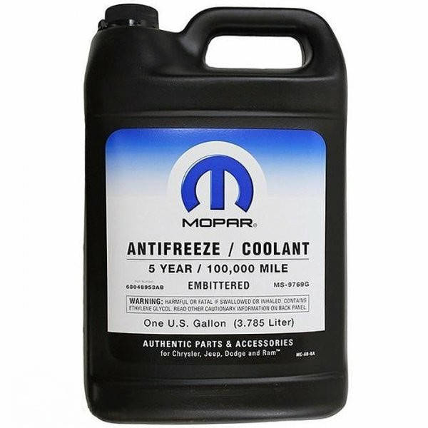 

Концентрат антифриза Mopar Antifrize Coolant Orange MS-9769 3.785л ORG 68048953AC, Оранжевый