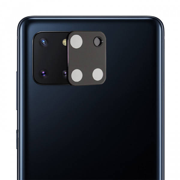 

Защитное стекло на камеру Samsung Galaxy Note 10 Lite 3D стекло для камеры самсунг нот 10 лайт черное TDK, Черный