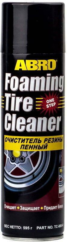 

Полироль-очиститель для чернения шин Abro TC-800 пенная 595г