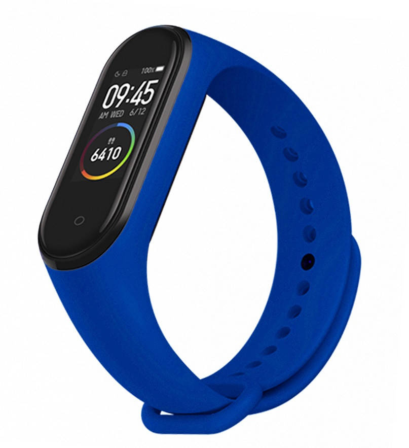 

Ремешок mi band 4 ремешок к браслету Mi Band 3 силиконовый королевский синий