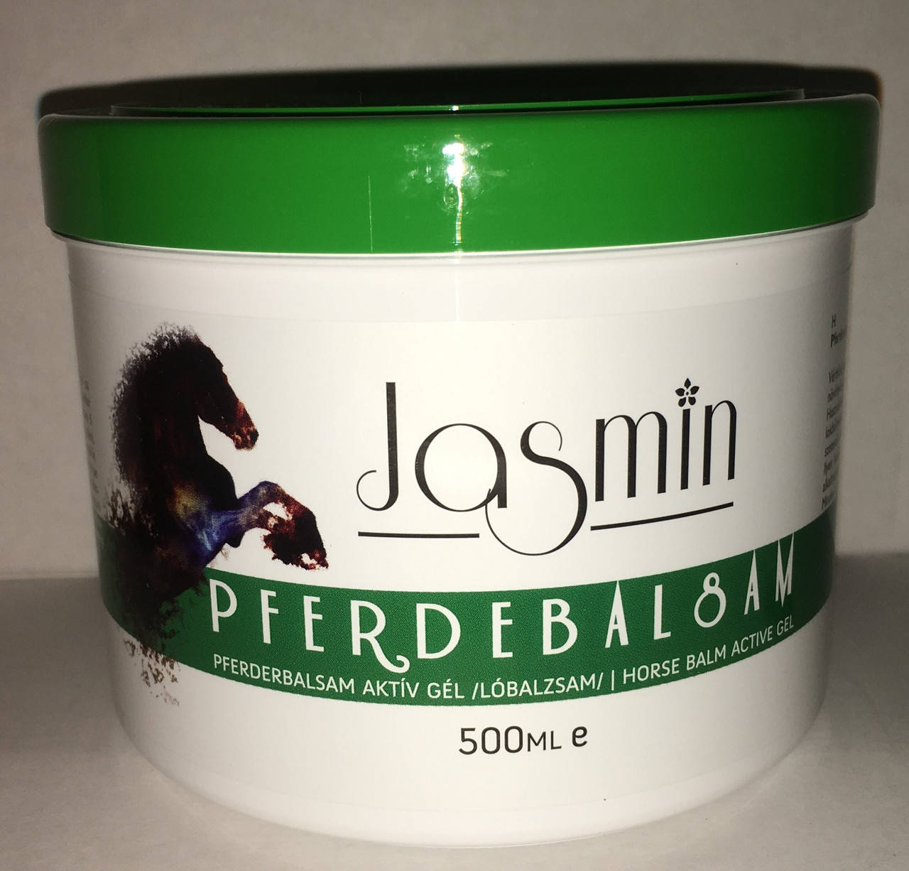 

Кінська мазь охолоджуюча Jasmin Pferdebalsam 500 мл.