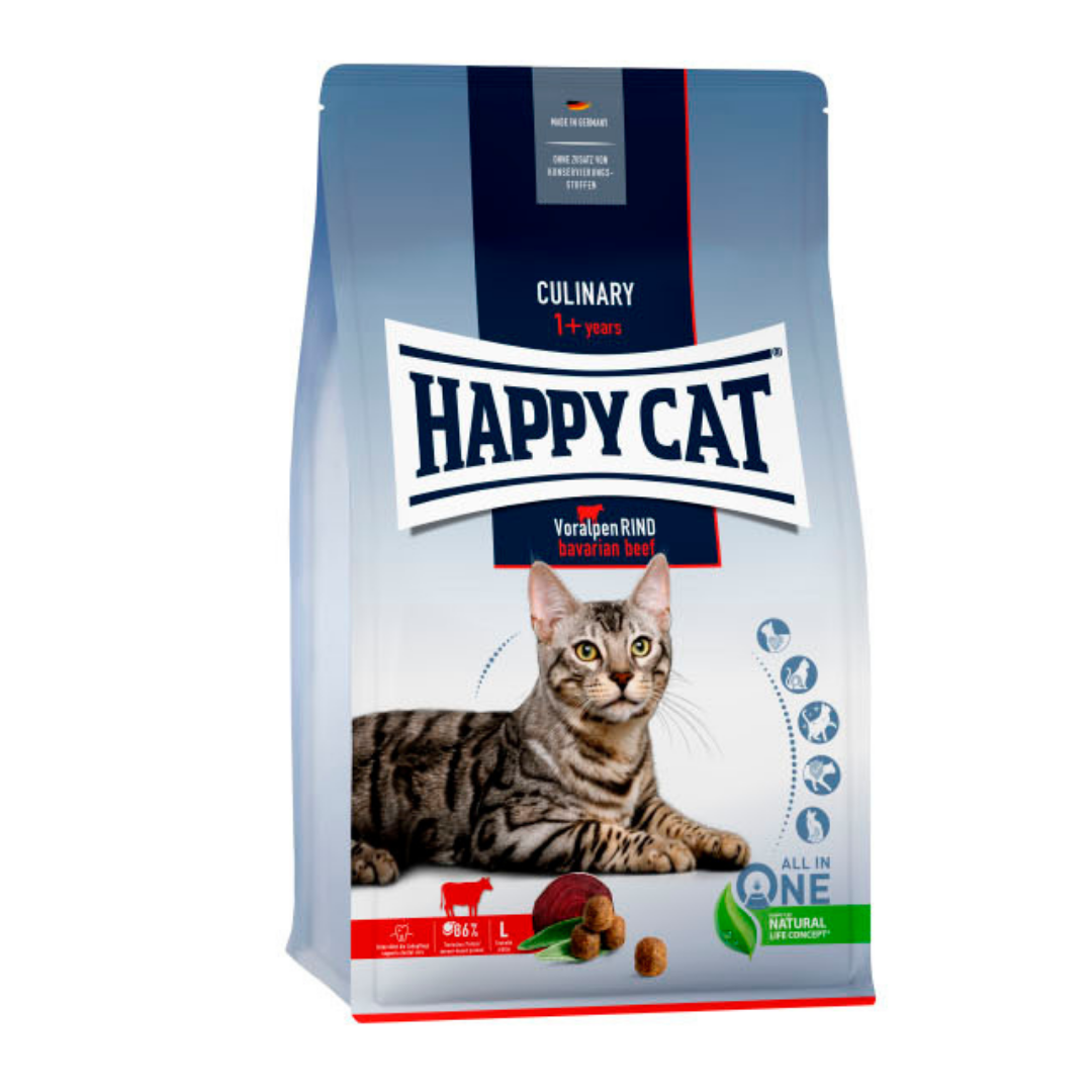 

Happy Cat Voralpen Rind 10кг -сухой корм для кошек с говядиной