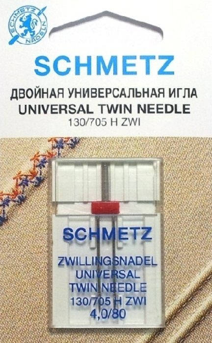 

ИГЛА TWIN UNIVERSAL №80/4,0 Schmetz