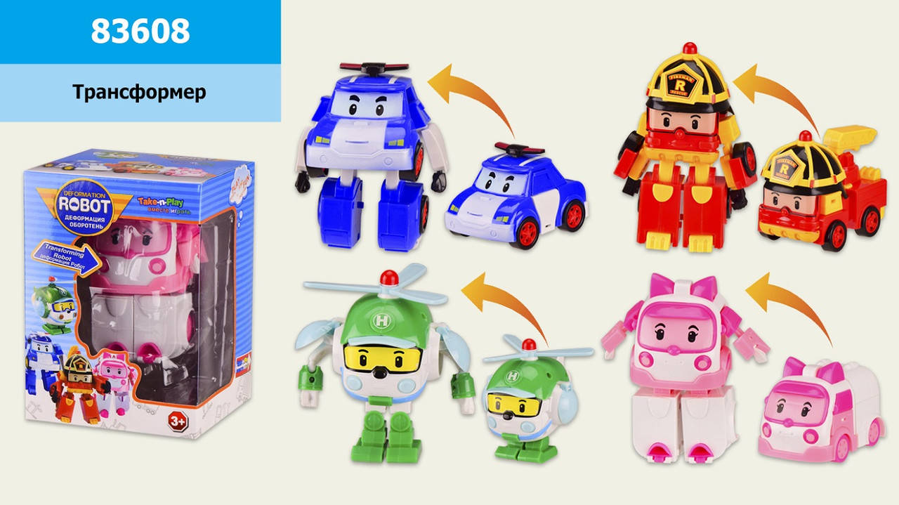 

Трансформер Робокар "Robocar POLI" 4 види 83608