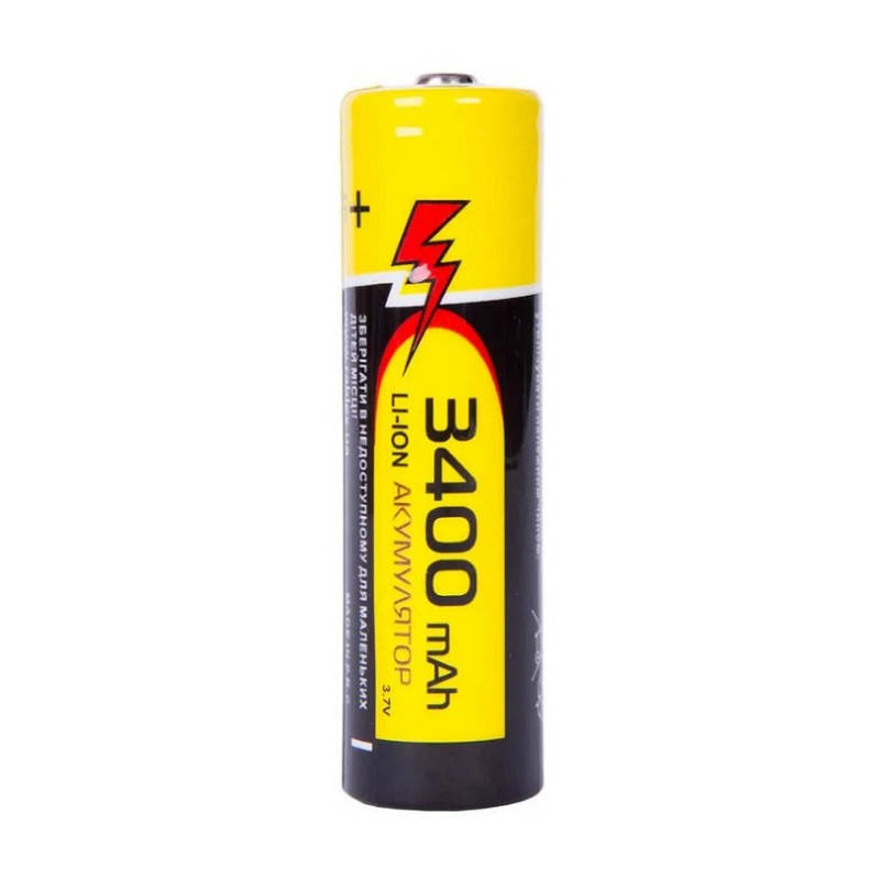 

Аккумулятор литий-ионный 18650 Rablex 3400mAh (без защиты) 1/40шт/уп