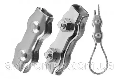 

Зажим для троса APRO двойной DUPLEX 2мм