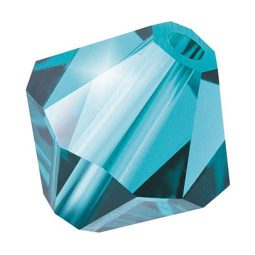 

Хрустальные биконусы Preciosa (Чехия) 4 мм Indicolite, Синий