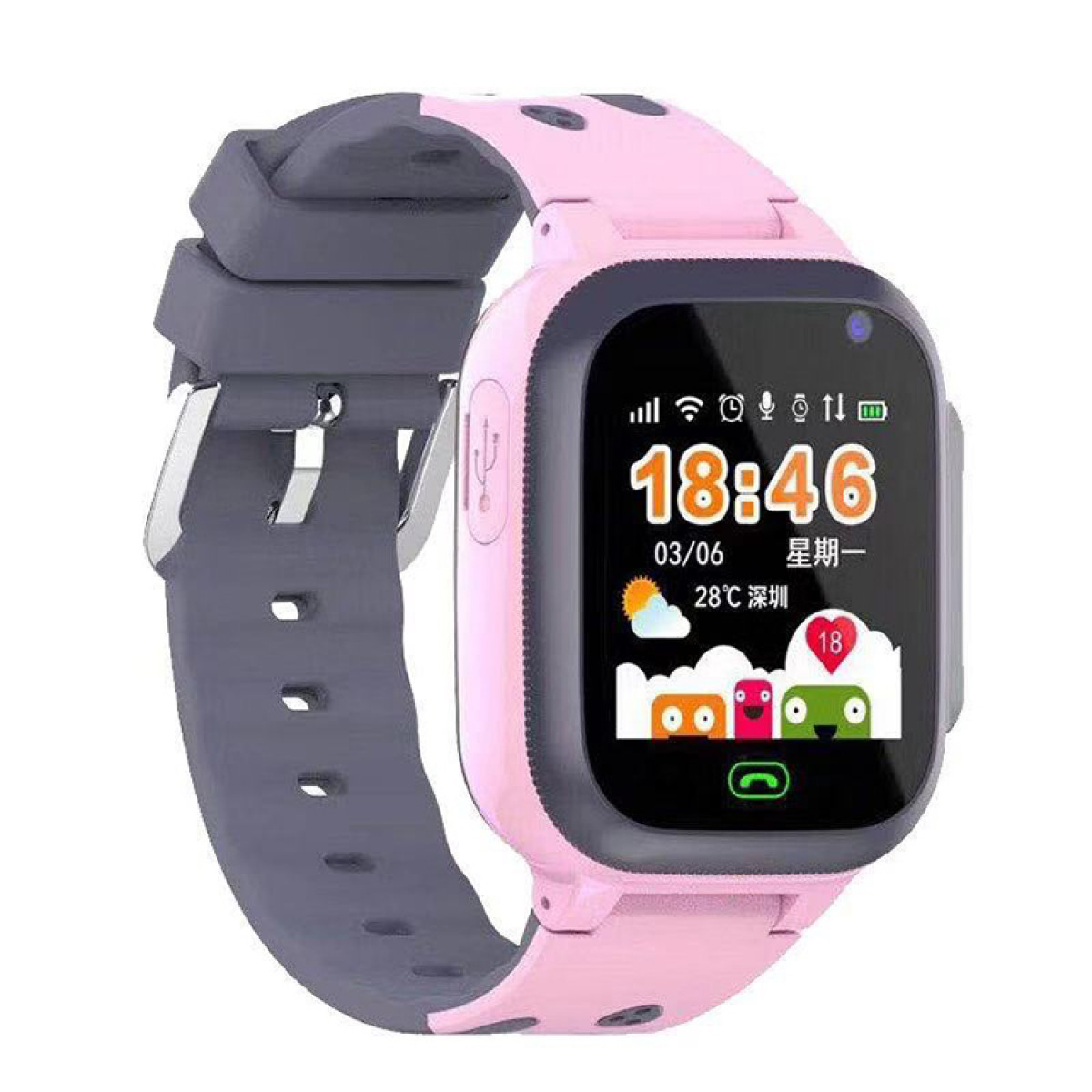 

Детские смарт-часы Smart Baby watch Z1 LBS Розовый
