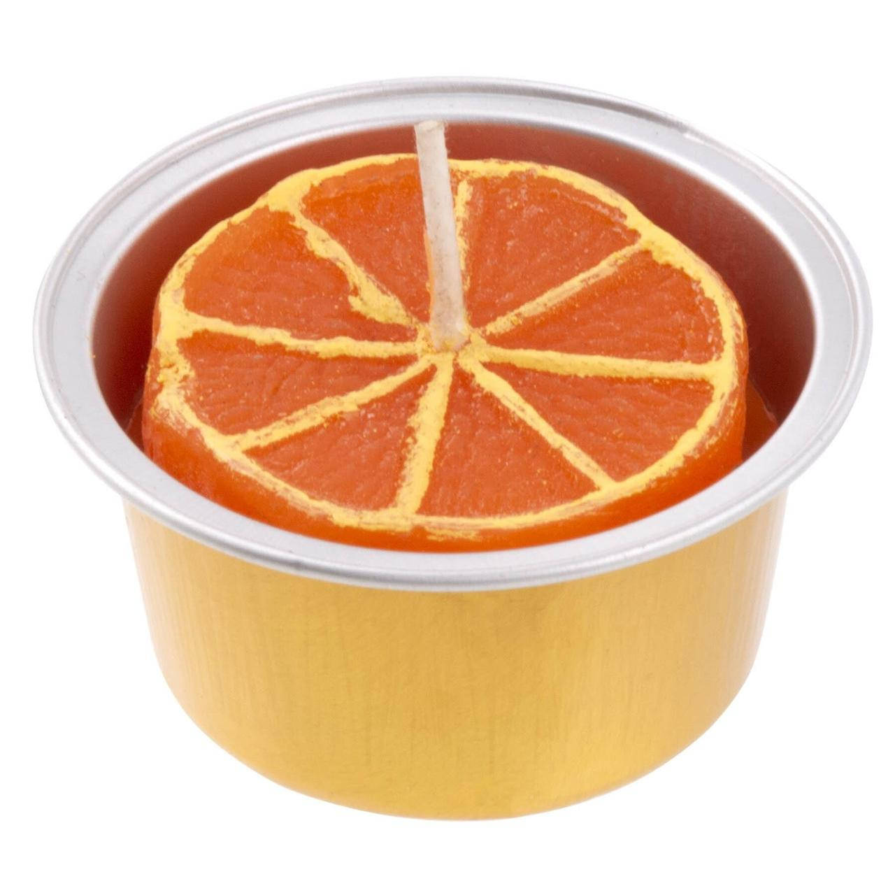 

Свеча Fruit Candle "Фрукты" в стакане 5 * 3см