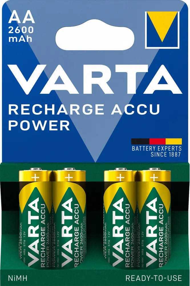 

Аккумулятор VARTA Professional AA 2600mAh (4шт)