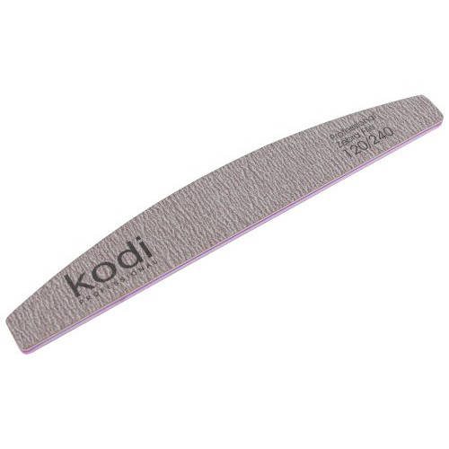 

Пилка для ногтей Kodi Professional № 076 (коричневая) 120/240, полумесяц