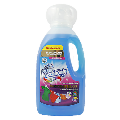 

Гель для прання Вашкьоніг для кольорового Der Waschkonig color 54p 1,625L 6шт/ящ (Код : 00-00010460)