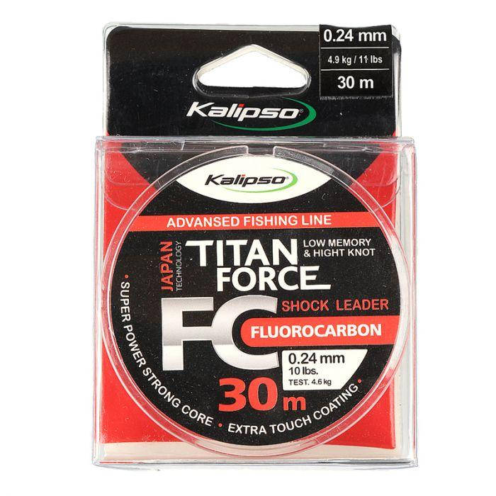 

Флюорокарбон Kalipso Titan Force FC Leader 30m 0.28, Белый