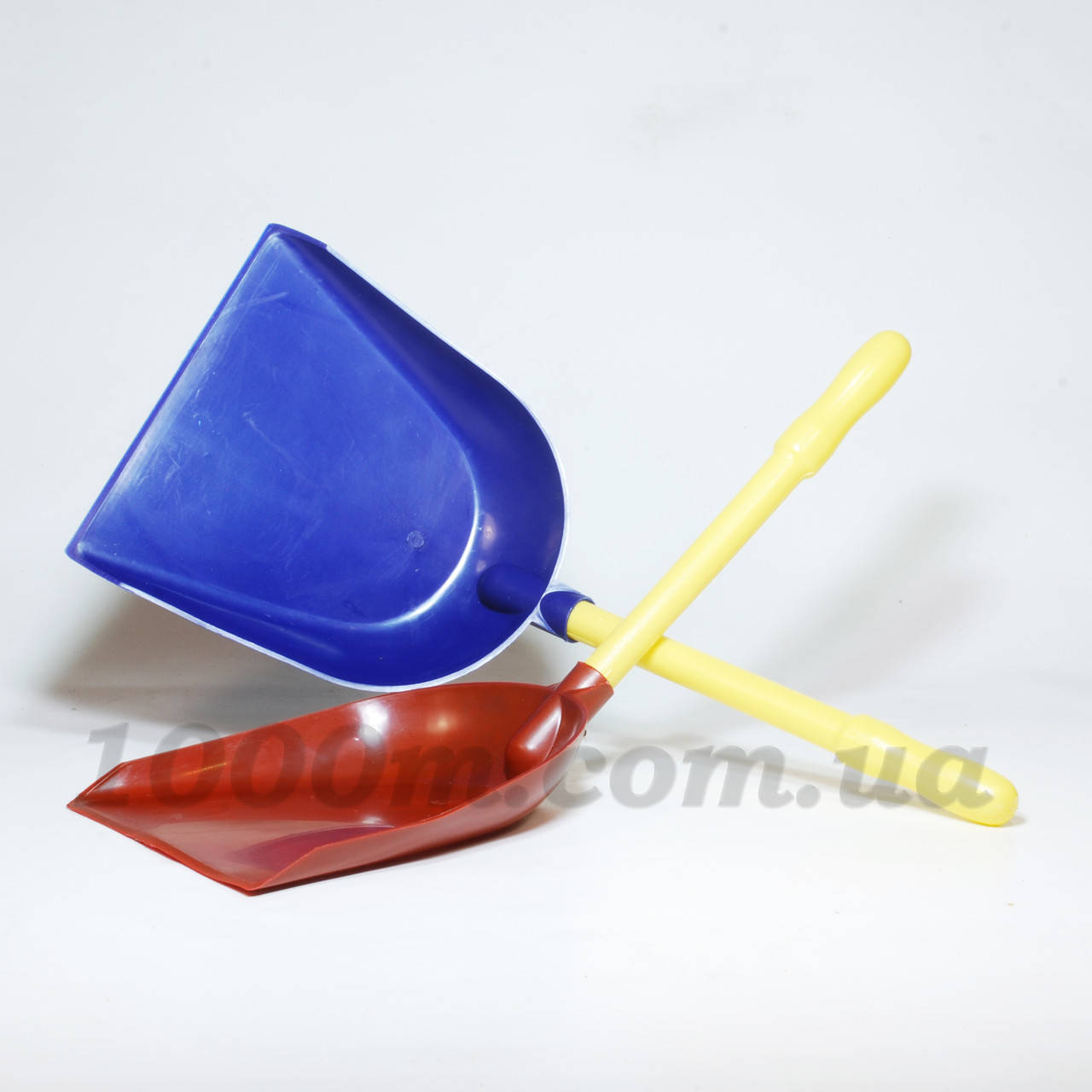 

Совок для мусора, с желтой ручкой