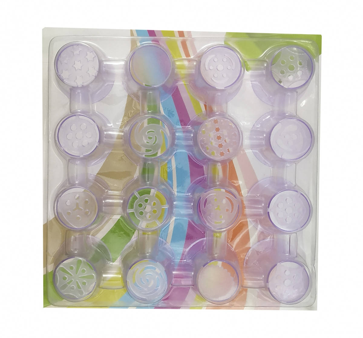 

Набор из 16-ти кондитерских насадок пластик