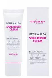 

Заживляющий крем с берёзовым соком и муцином улитки trimay snail repair betula alba cream, 50 мл
