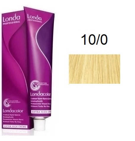 

Крем-краска для волос Londacolor 10/0 Очень яркий блондин 60 мл