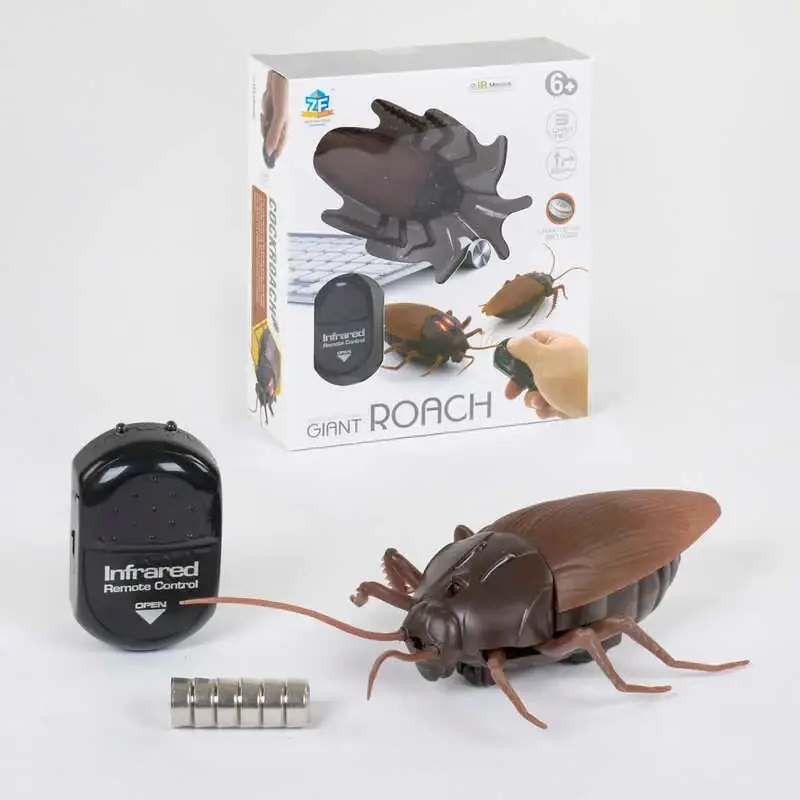 

Таракан на радиоуправлении 9916 (72/2) подсветка, на батарейках, в коробке