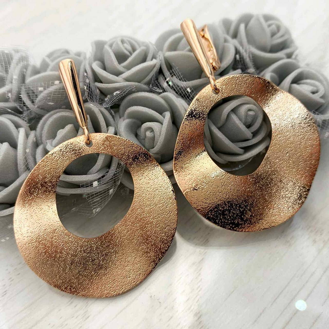 

Серьги ЕА 1643, Размер 47*33 мм, позолота РО